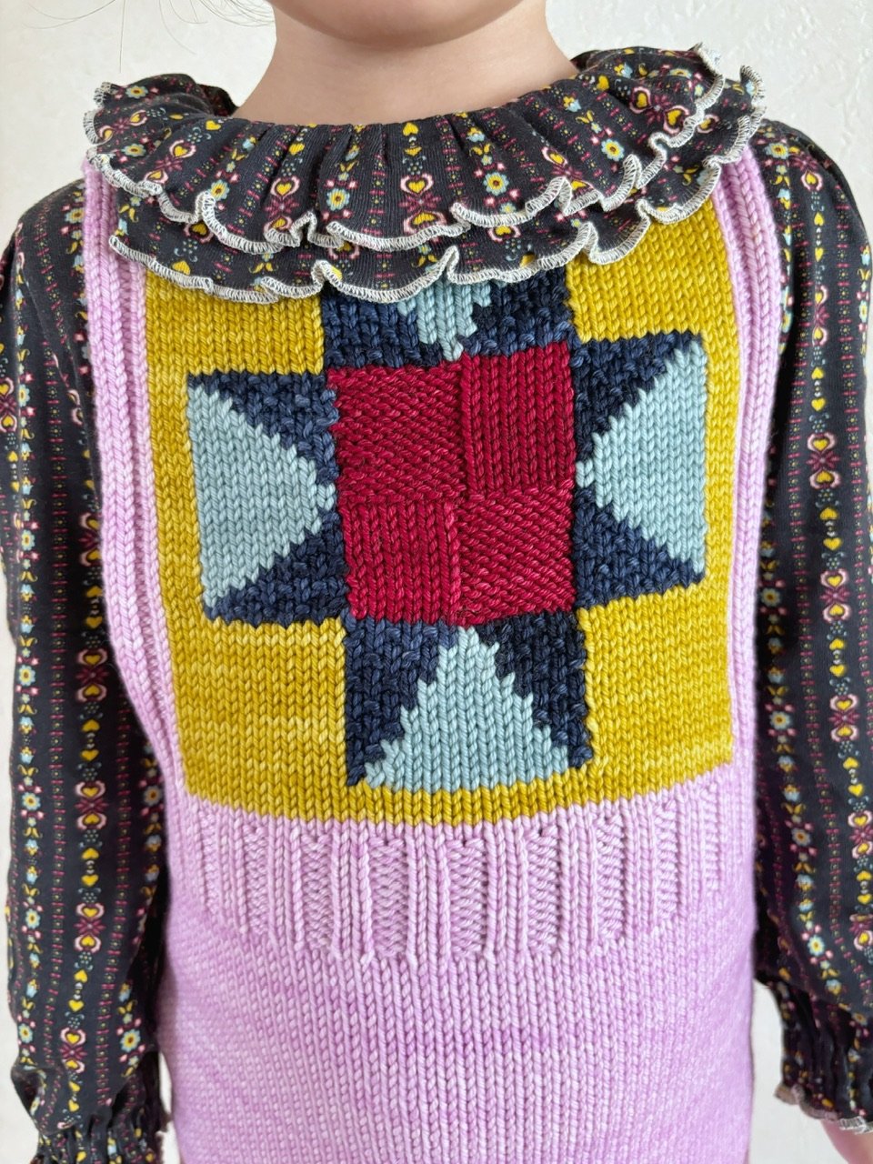 Misha & Puff Nova Quilt Pinafore - Pink Lilac |