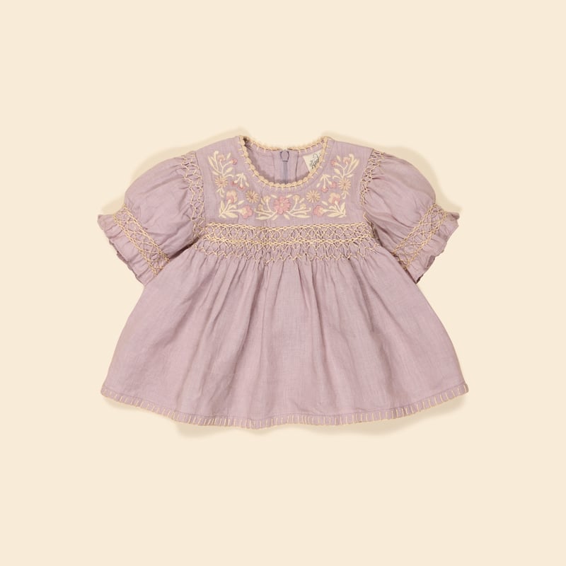 Apolina BABY DORA BLOUSE - LILAC | Baby Style LAB