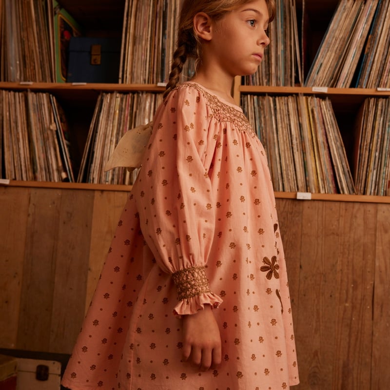 Apolina CECE SMOCK DRESS - MEADOW CALICO RIBBO