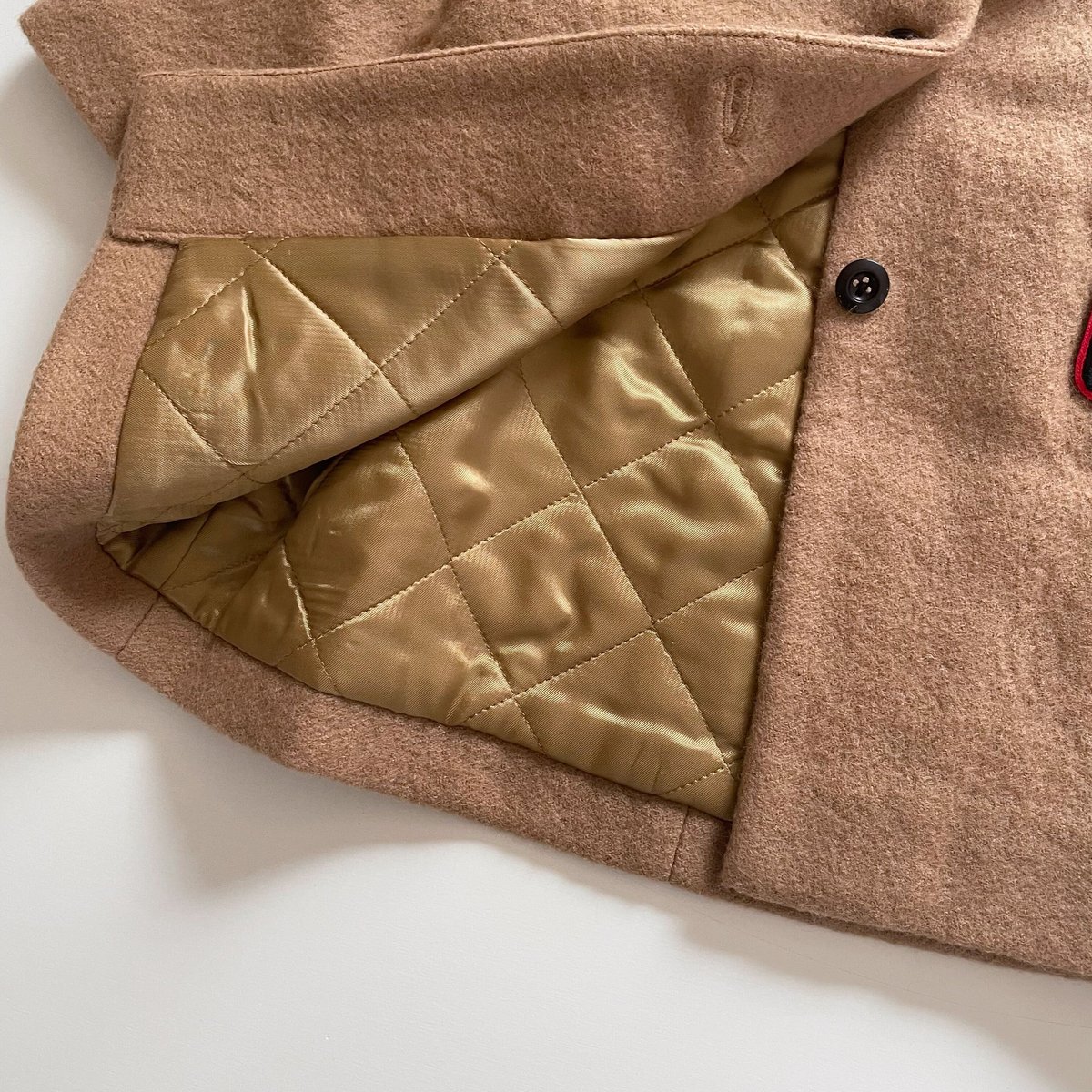 CARAMEL WOVEN OUTERWEAR - CAMEL W NAVY | Baby  