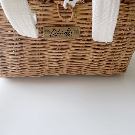 Olli Ella  MINI CHARI RATTAN BAG-Natural