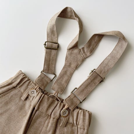 NORALEE　suspender pant - caramel