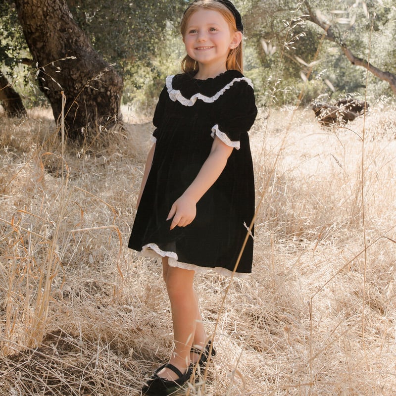 NORALEE AMELIA DRESS - BLACK | Baby Style LAB