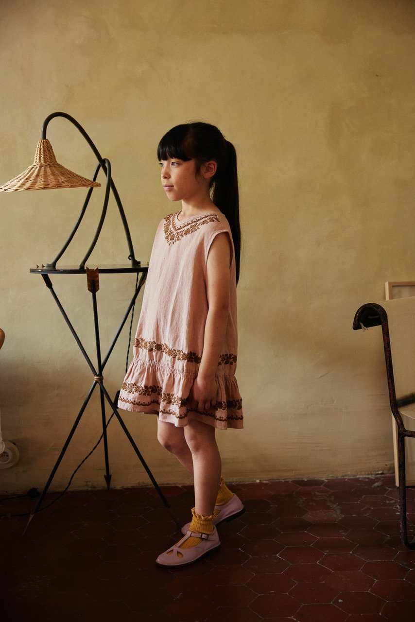 Apolina BEULAH DRESS - ROSEWATER | Baby Style LAB