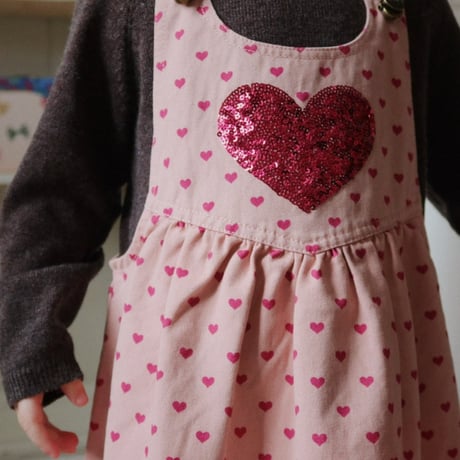 Konges Sløjd 　NOLA SEQUIN SPENCER DRESS - BERRY COEUR