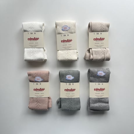 Condor 　サイドオープンワークタイツ size4