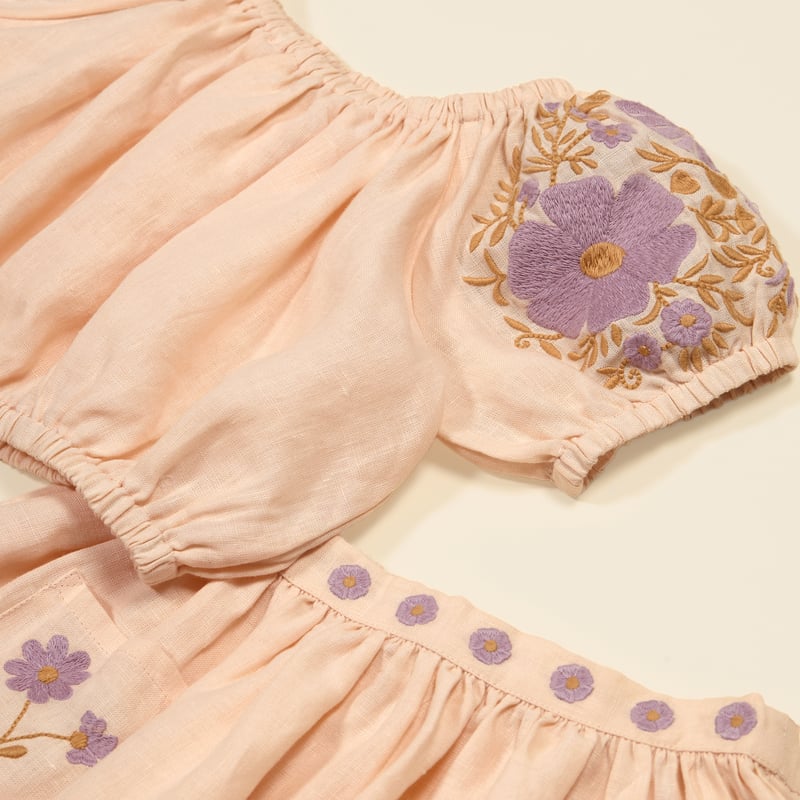 Apolina VELMA SKIRT SET - BLUSH | Baby Style LAB