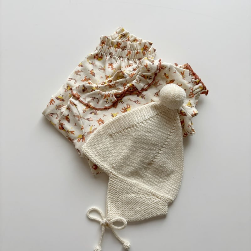 Misha & Puff Baby Pointy Peak Hat - Sugar | Bab