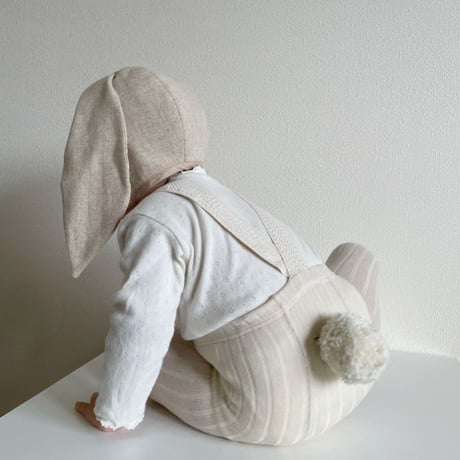 Briar Baby  OATMEAL BUNNY BONNET COTTON-LINED