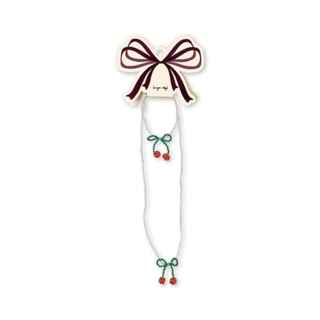 Konges Sløjd　PEARLY NECKLACE & BRACELET S - CHERRY