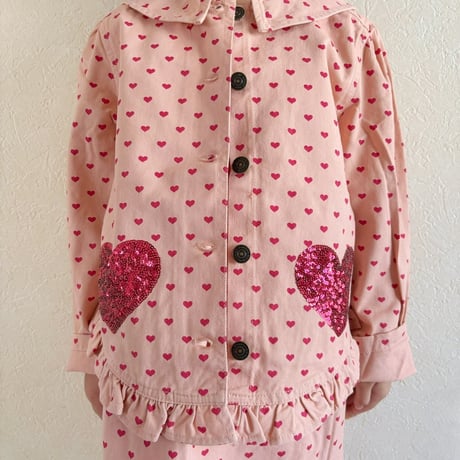 Konges Sløjd 　NOLA SEQUIN SHIRT JACKET GOT - BERRY COEUR