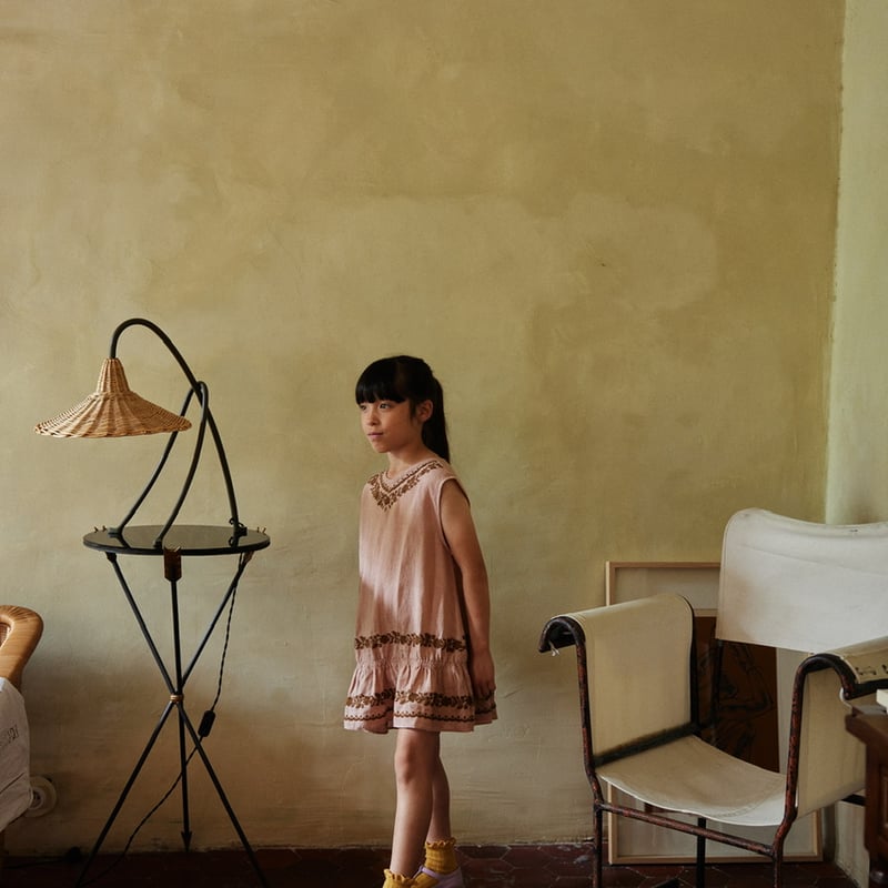 Apolina BEULAH DRESS - ROSEWATER | Baby Style LAB
