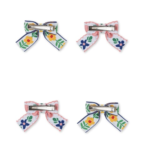 Konges Sløjd　4 PACK BOW HAIR CLIPS