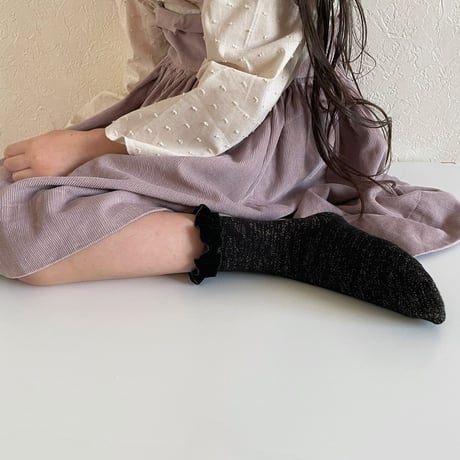 TOKIDOKI Socks ーBlack Glitter