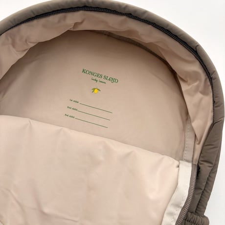 KongesSløjd JUNO QUILTED BACKPACK MIDI - WALNUT