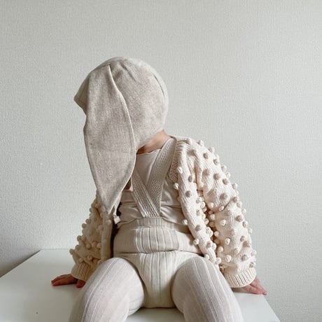 Briar Baby  OATMEAL BUNNY BONNET COTTON-LINED