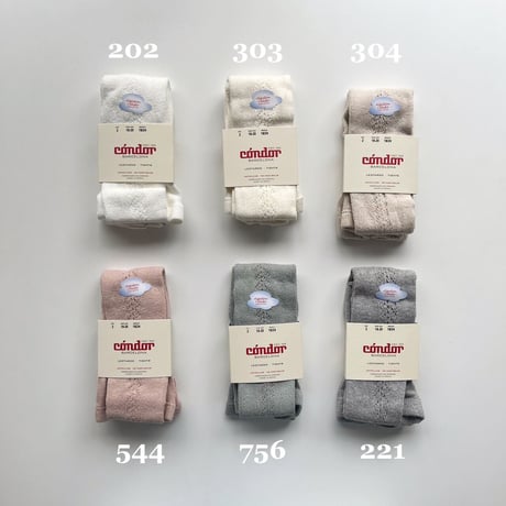 Condor 　サイドオープンワークタイツ size0/1/2