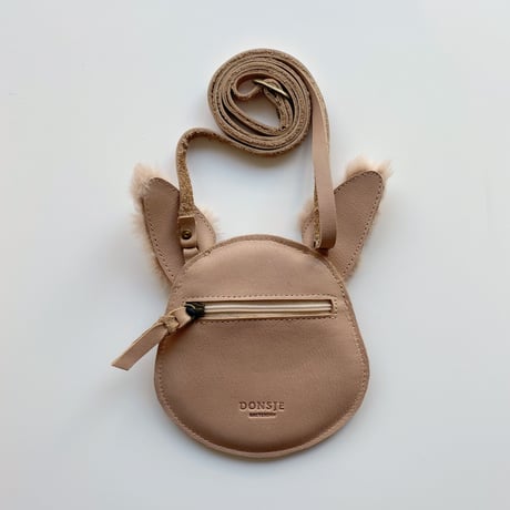 Donsje Britta Exclusive Purse Winter Bunny Light Rust Leather
