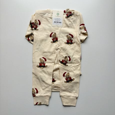 Konges Sløjd 　BASIC NEWBORN SET GOTS- CHRISTMAS TEDDY