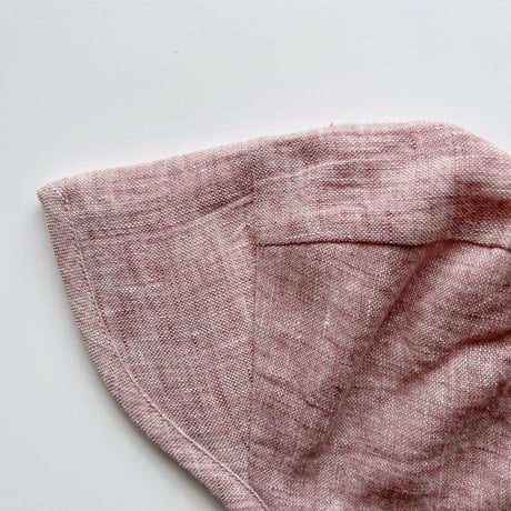 Briar Baby  BRIMMED BLUSH LINEN BONNET