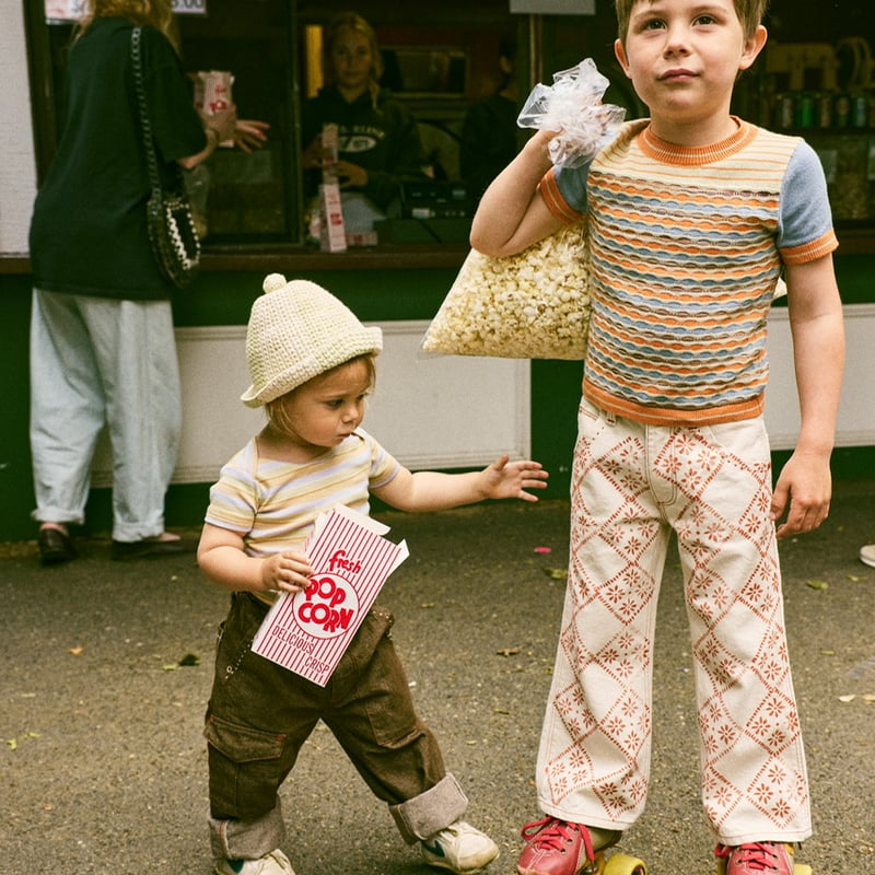 Misha & Puff BABY CROCHET TULIP HAT - AVENTURIN