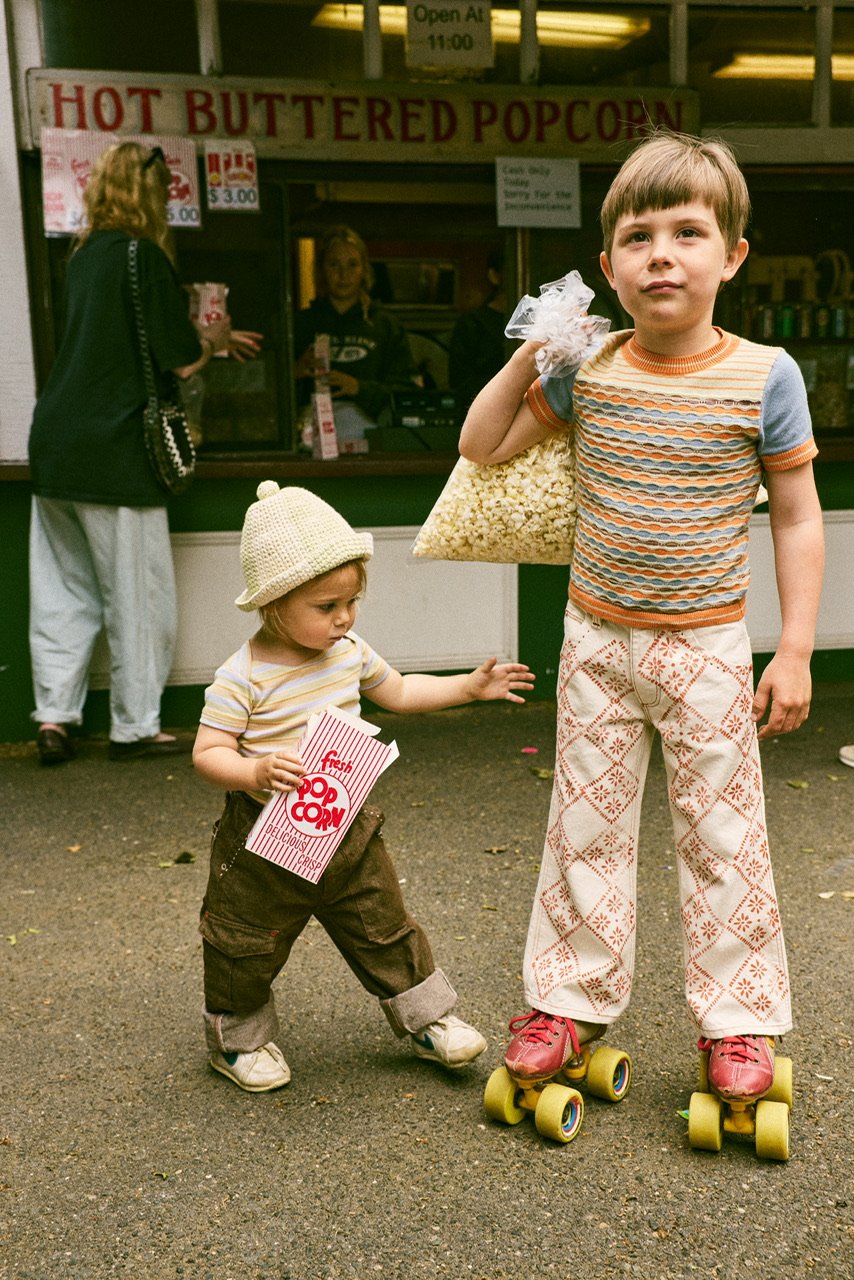 Misha & Puff BABY CROCHET TULIP HAT - AVENTURIN
