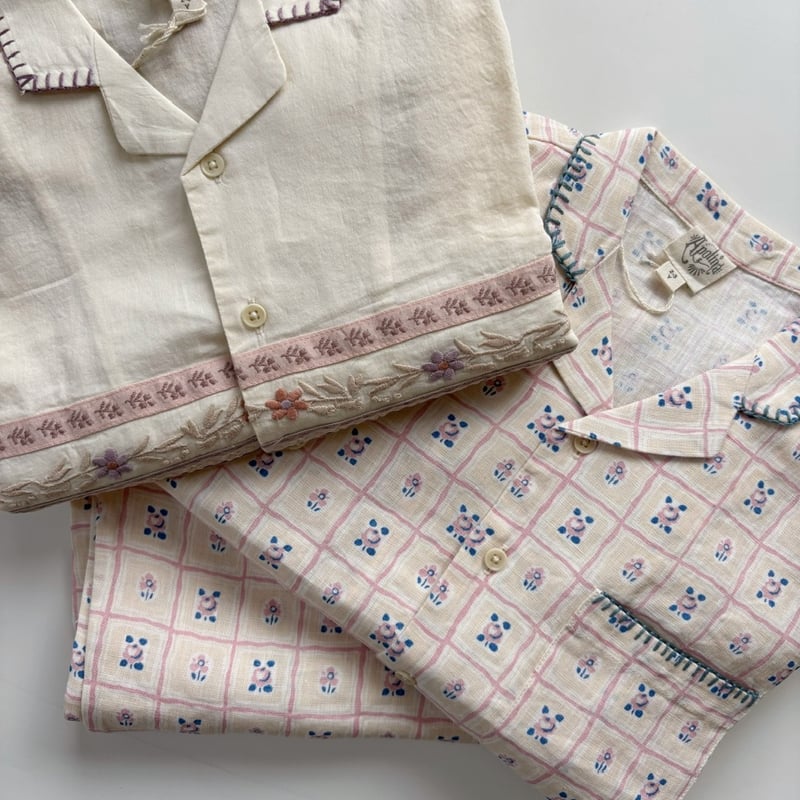 Apolina DONNY RIBBONS SHIRT - CREAM | Baby Sty