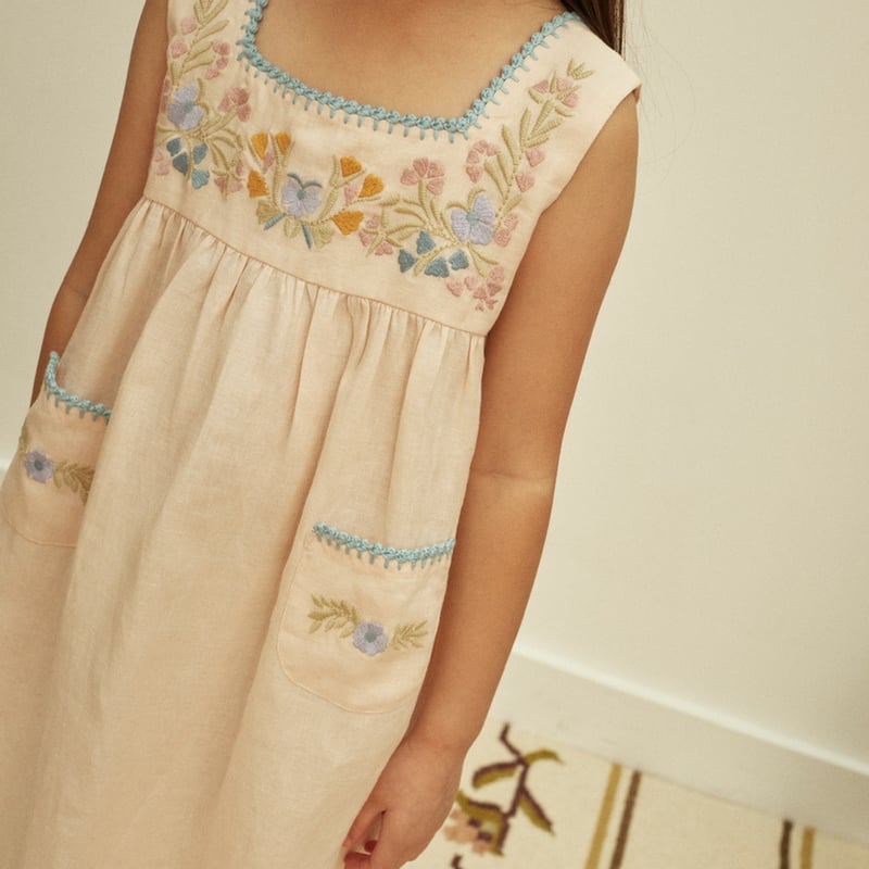 Apolina TABITHA DRESS - BLUSH | Baby Style LAB