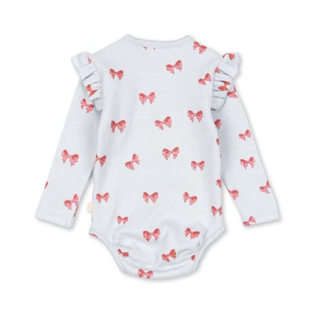 KongesSløjd　SUI FRILL BODY GOTS - ROSIA BLUE BOW