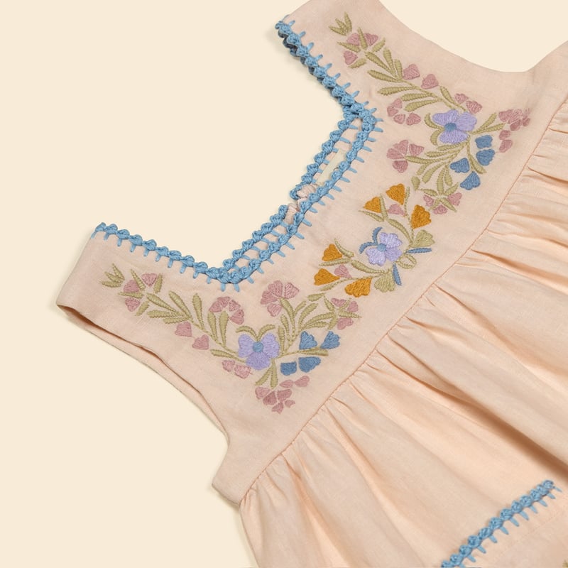 Apolina TABITHA DRESS - BLUSH | Baby Style LAB