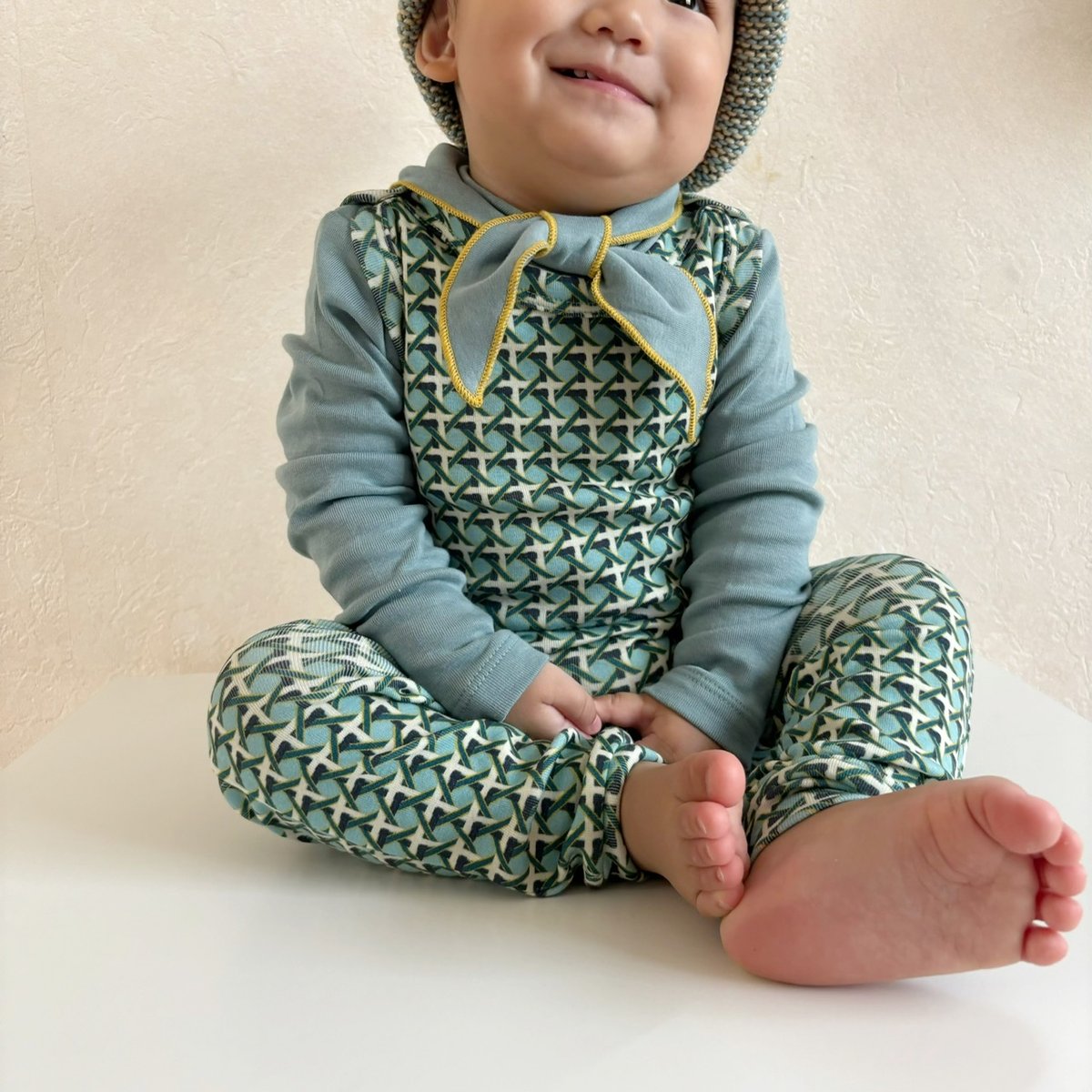 misha and puff ボンネット　ポップコーンブルマ misha and puff ボンネット ポップコーンブルマ misha and puff