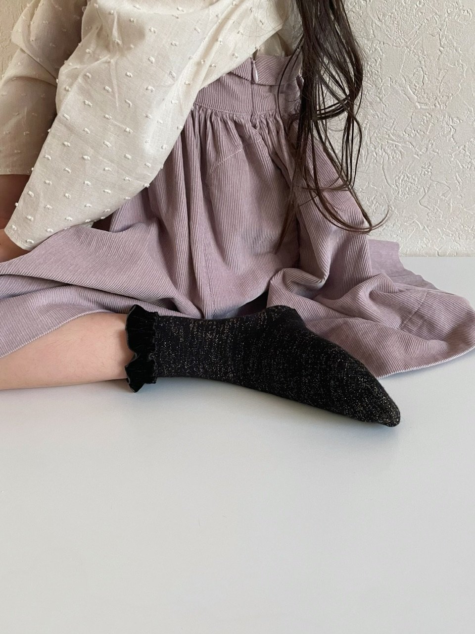 TOKIDOKI Socks ーBlack Glitter | Baby Style LAB