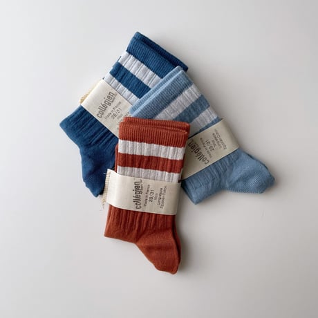 Collegien Nico - Ribbed Varsity Crew Socks