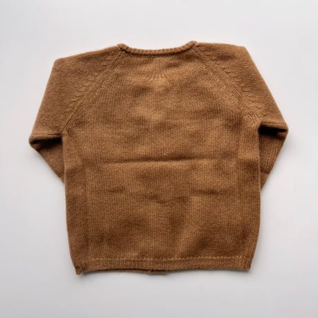 CARAMEL  ROSA BABY CARDIGAN -TOFFEE
