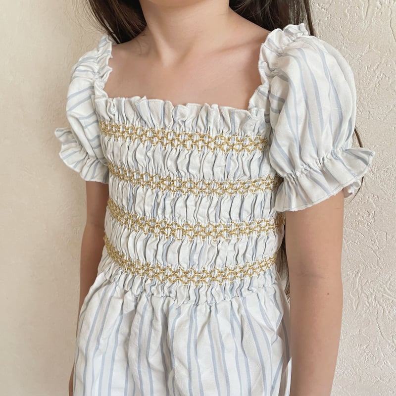 Liilu Smocked Striped Dress - stripes | Baby S...