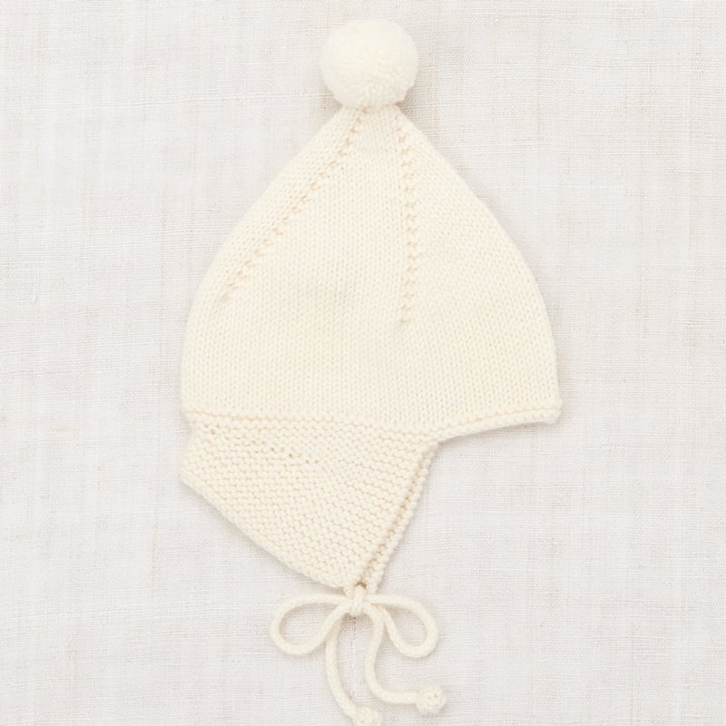 Misha & Puff Baby Pointy Peak Hat - Sugar | Bab