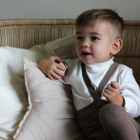 SILLY Silas　RETRO RIBBED FOOTLESS TIGHTS - Cocoa Blend
