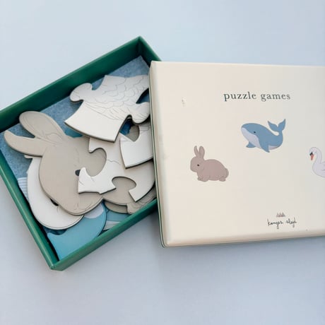 Konges Sløjd CARDBOARD 3 STEP PUZZLE