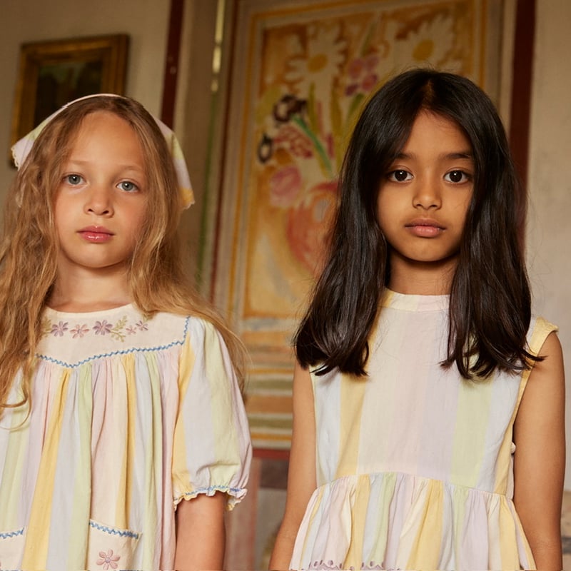 Apolina KIKI DRESS - PAINTERS STRIPE | Baby St