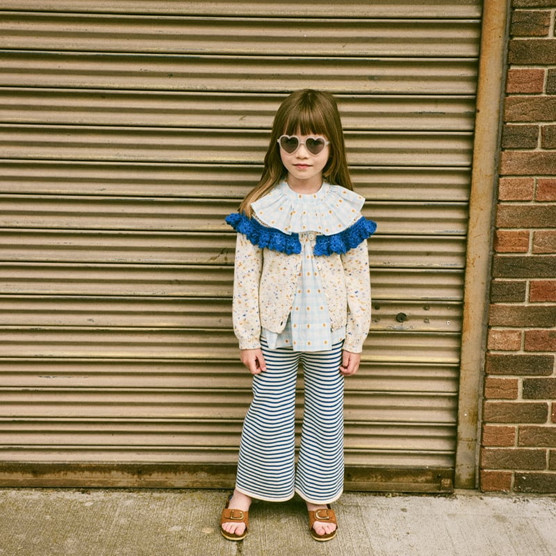 misha&puff ボヘミアトップス　18-24m Misha&Puff】Crochet Joya Dress/ Plum Petal | MI