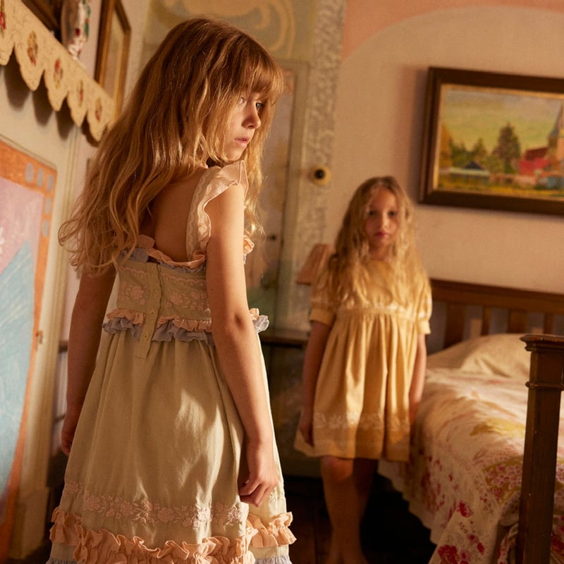 Apolina LUCINDA SUNDRESS - CLOUD | Baby Style LAB