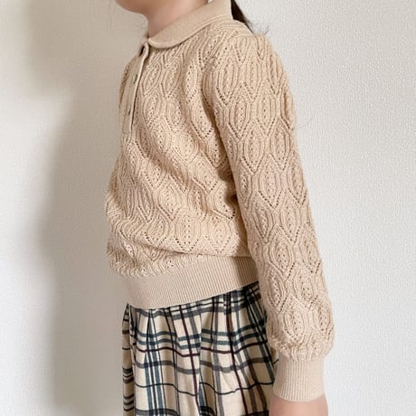 FUB Pointelle Blouse - Hay
