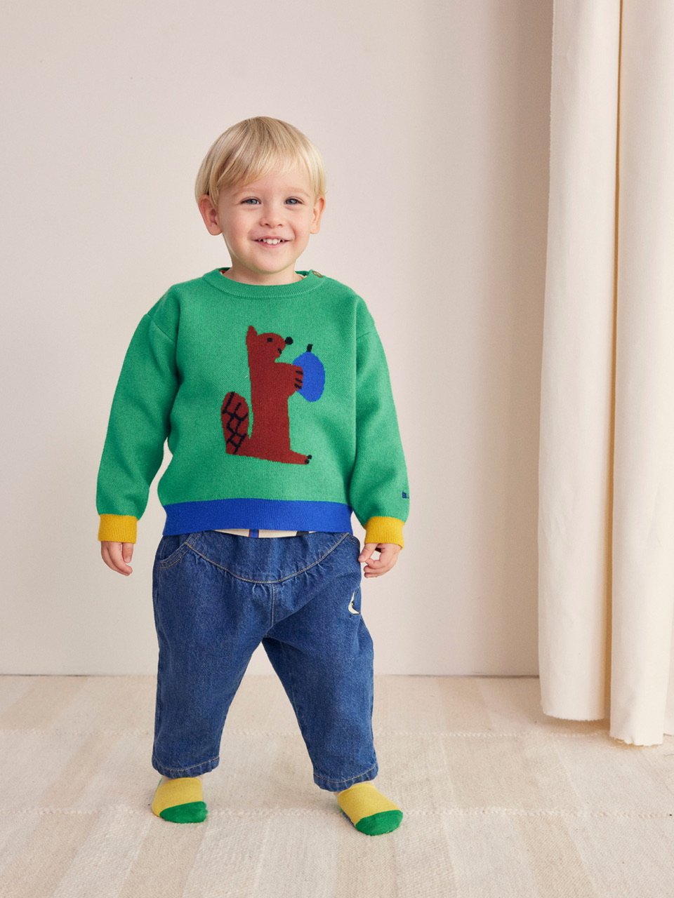 半額 50%OFFの通販 Hungry Baby CHOSES BOBO Squirrel Baby | jumper ベビー
