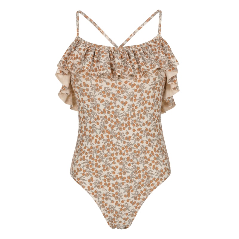 Konges Sløjd PEONY MOMMY SWIMSUIT-ORANGERY BEIG...