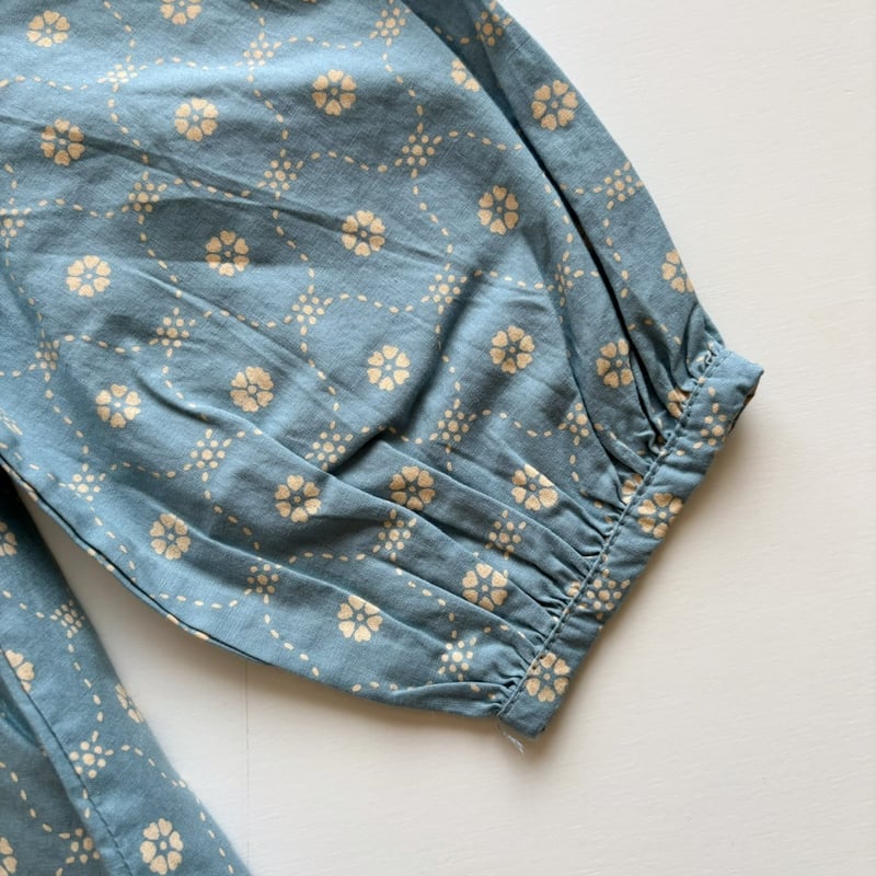 Apolina ESTHER DRESS - QUILT CALICO BLUE PEBBL