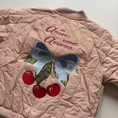 KongesSløjd　JUNO BOMBER JACKET - CAMEO ROSE