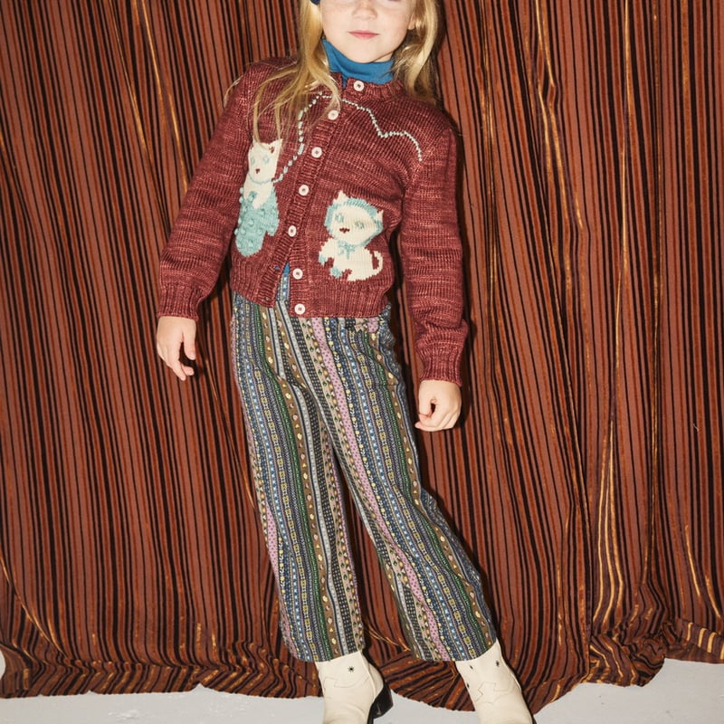 ミーシャアンドパフ　スケポン　4y ink Misha & Puff A-Pant - Ink Ribbons | Baby Style LAB