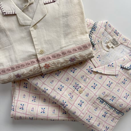 Apolina  DONNY PRINT TROUSER SET - ROSEPANEL CREAM