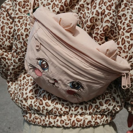 Konges Sløjd 　JUNO KITTY BUMBAG - CAMEO ROSE
