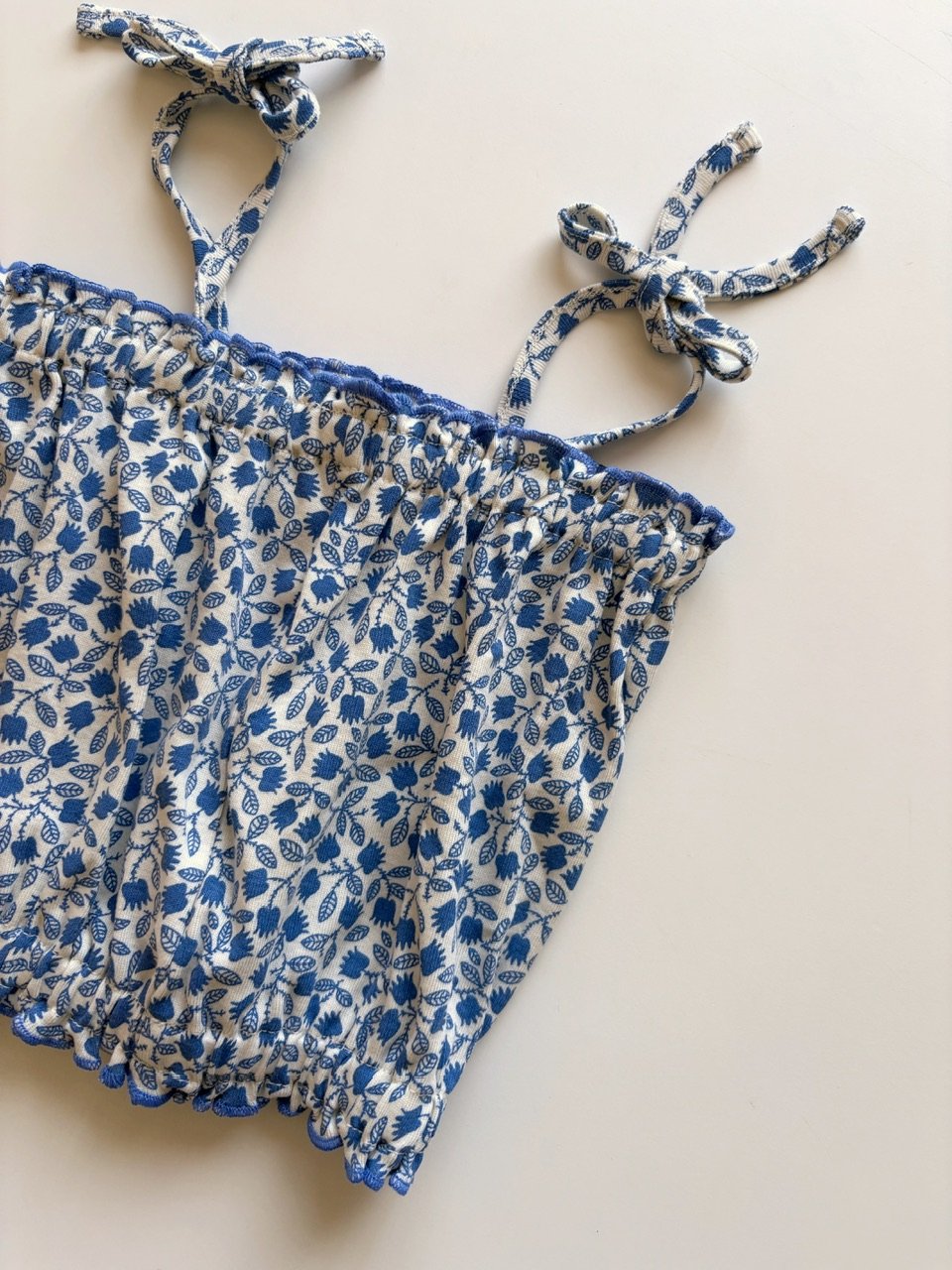 Misha & Puff SYDNEY TOP - BLUE RIBBON LISSE FIE